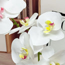 orchidée papillon artificielle 7 têtes décoration florale élégante