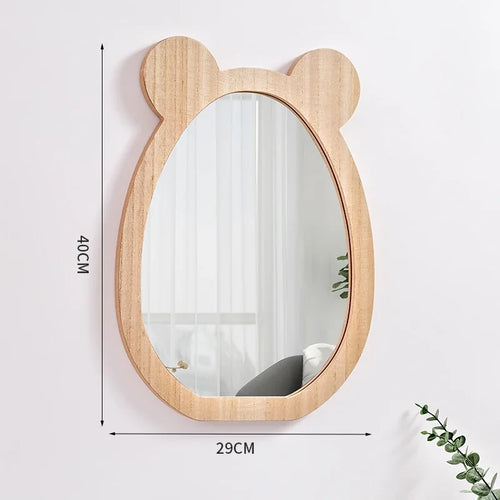 miroirs décoratifs mignons pour enfants en bois à suspendre - vue 7 sur 13