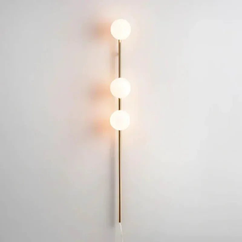 Longue applique murale Led avec prise de câble