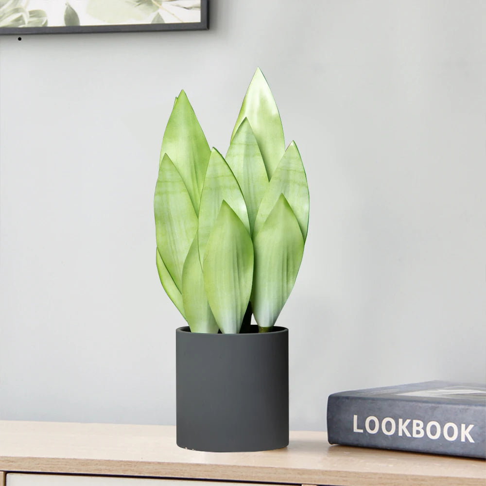 plantes succulentes artificielles décoratives pour intérieur et extérieur - vue 2 sur 7