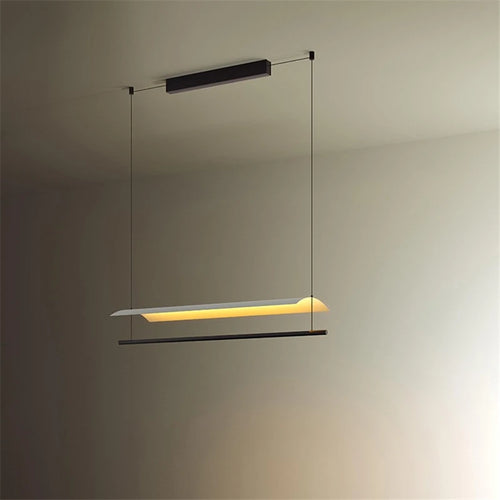 suspension moderne en fer forgé design nordique minimaliste