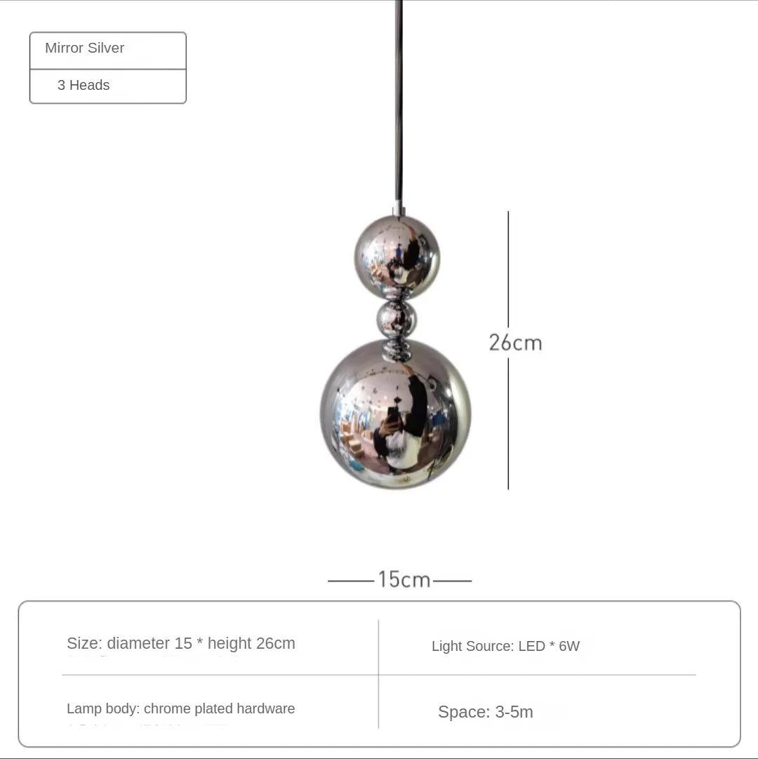 lustre LED bauhaus grand et luxueux pour décoration intérieure - vue 10 sur 11