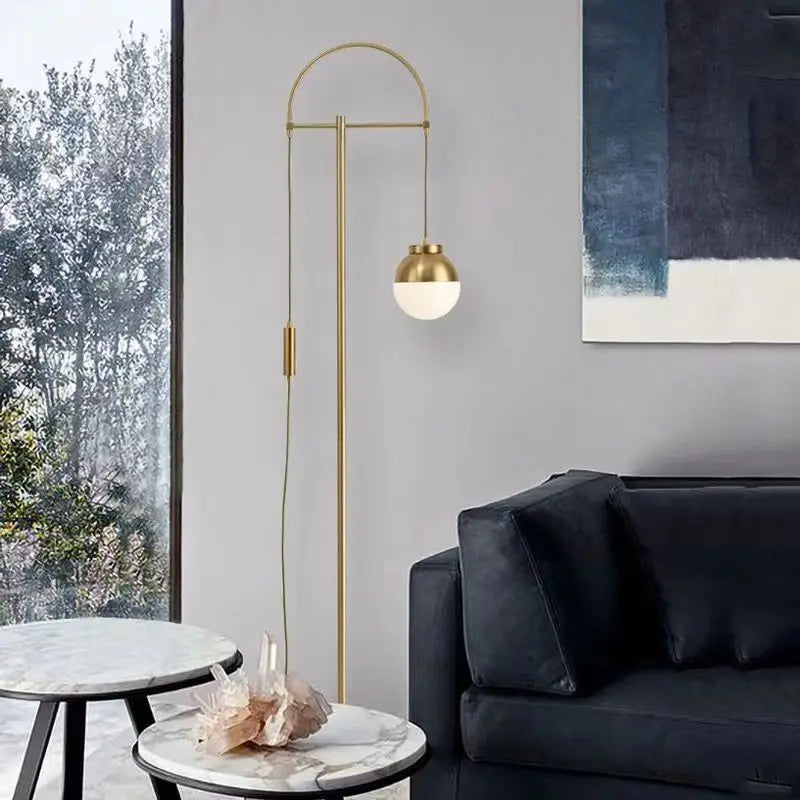 lampadaire nordique rétro protection des yeux table verticale - vue 4 sur 7