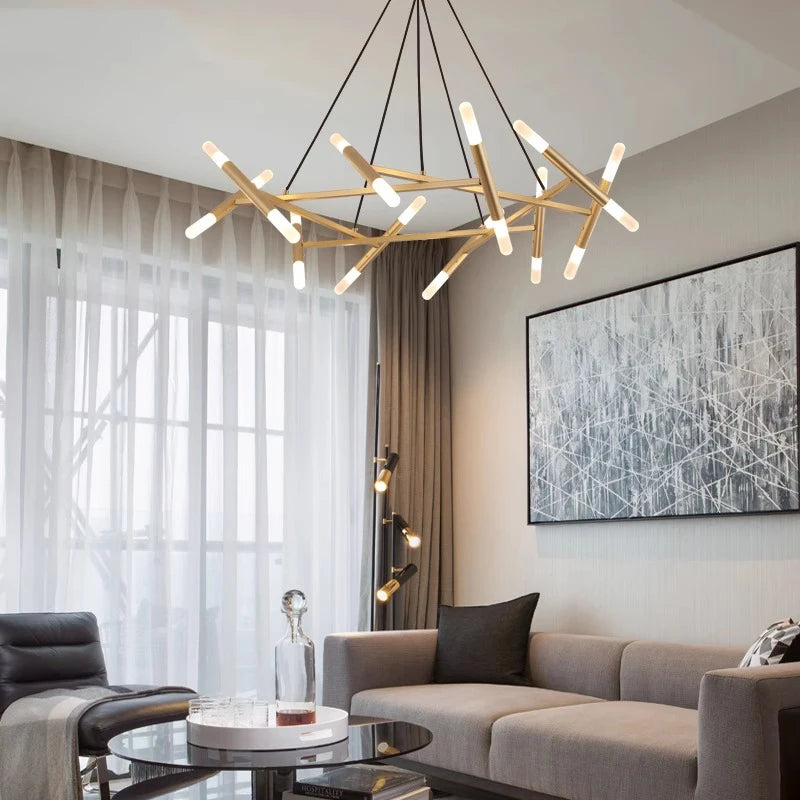 Lustre design moderne de luxe - vue 3 sur 10