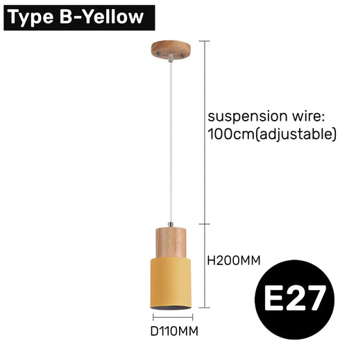 suspension Minimalisme moderne LED colorée Art - vue 15 sur 16