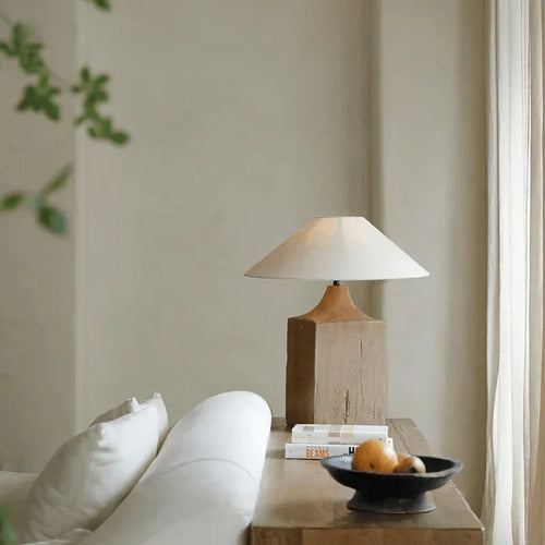 lampe de chevet design japonais wabi-sabi luxe zen et rétro - vue 4 sur 7