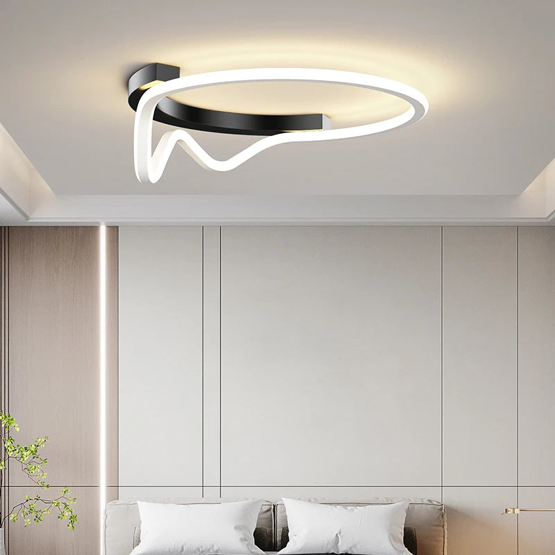 plafond moderne à LEDs lumière pour salon chambre salle à manger étude cuisine plafond éclairage décoration de la maison lampes Lustre - vue 3 sur 18
