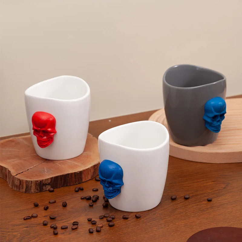 Tasse porcelaine poignée escalade design créatif bureau maison
