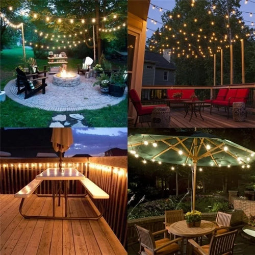 guirlande lumineuse led en forme de boule pour extérieur et décoration festive - vue 7 sur 9