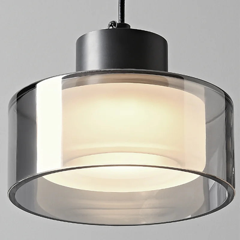 lustre de luxe en verre rond pour décoration rétro
