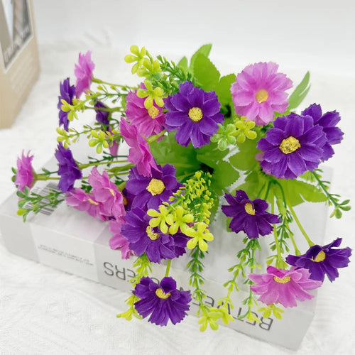 lot de fleurs artificielles résistantes aux uv pour décoration extérieure - vue 7 sur 16
