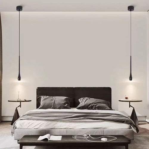 suspension moderne à led avec intensité variable en laiton et cuivre - vue 2 sur 8