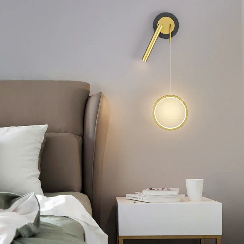 appliques murales led modernes à double tête décoratives pour la maison - vue 2 sur 14