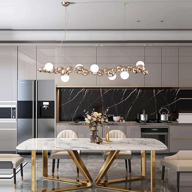 suspension artistique à led à intensité variable pour décoration intérieure - vue 5 sur 16