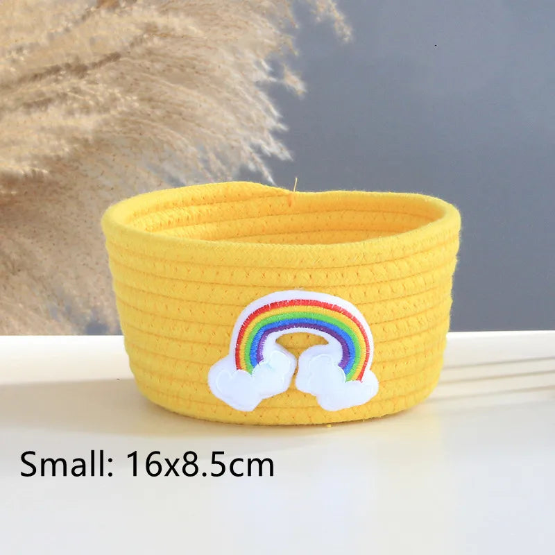panier de rangement tissé animaux pour jouets et objets divers - vue 20 sur 21