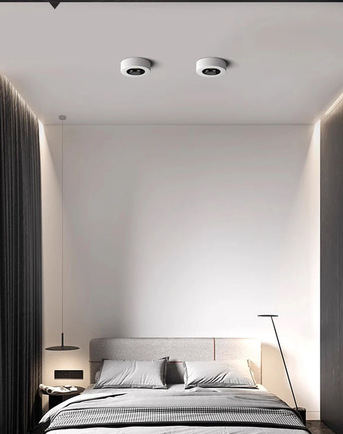 Surface Monté LED Downlight 9W Cob Plafonniers LED Spots Plafonniers Éclairage BLANC - vue 6 sur 9