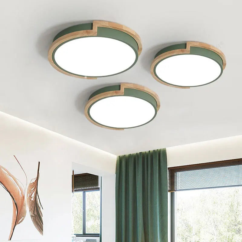 Plafonnier moderne à LEDs lumière Macaron pour chambre salon salle à manger allée décor à la maison - vue 4 sur 24