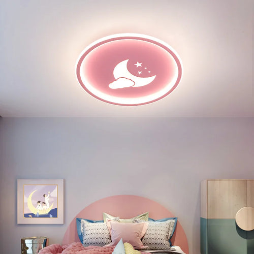 plafonnier led nordique dessin animé lune nuage créatif pour enfants - vue 4 sur 12