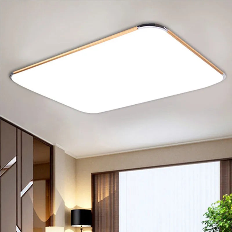 Modern Living Room Light 2024 Ultra Thin LED Ceiling Light Remote Control Dimming Restaurant Bedroom Balcony Panel Light - vue 5 sur 24