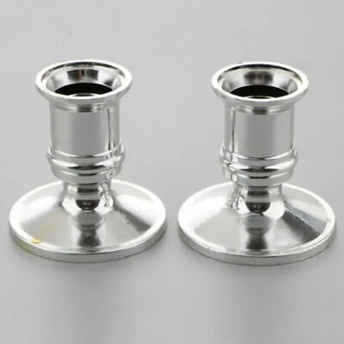 lot de 2 bougeoirs coniques pour décoration mariage et fêtes - vue 4 sur 7