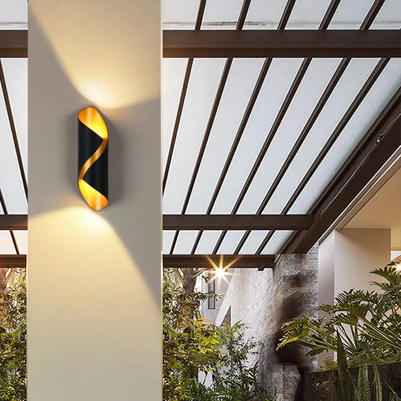 applique murale led étanche moderne pour extérieur et intérieur - vue 4 sur 10