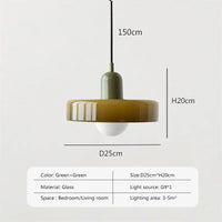 lampe suspendue nordique en verre bonbon pour intérieur décoratif