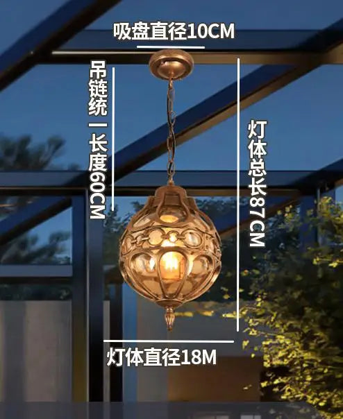 suspension industrielle en verre pour décoration intérieure et extérieure - vue 8 sur 10
