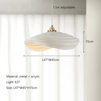 lustre style wabi sabi nordique led pour décoration maison