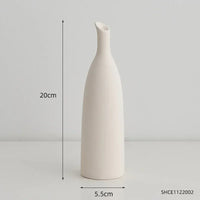 vase en céramique pour décoration florale nordique élégante