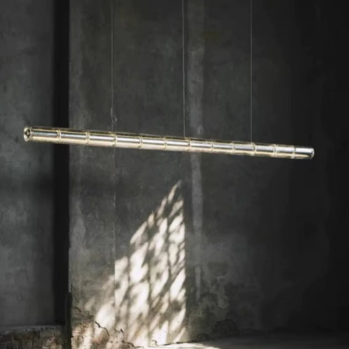 lustre à led en verre cristal pour restaurant et bar - vue 2 sur 7
