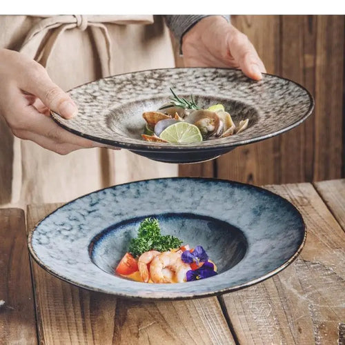 Assiettes ceramique polyvalentes style moderne restaurant sushi