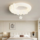plafonnier romantique avec coeur lune étoile veilleuses nuage led