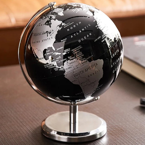 carte rétro du globe terrestre pour décoration éducative - vue 10 sur 9