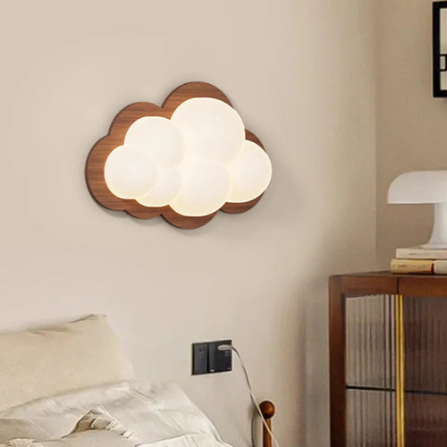 applique murale nuage décorative pour chambre d'enfant - vue 2 sur 10