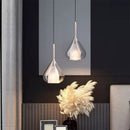 Suspension en verre lustre Led moderne lampe pendante de luxe cuisine salon chambre à côté de la lampe lustre en cristal