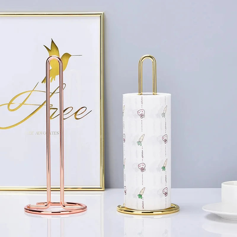 porte-rouleau en acier inoxydable pour essuie-tout et serviettes - vue 3 sur 10