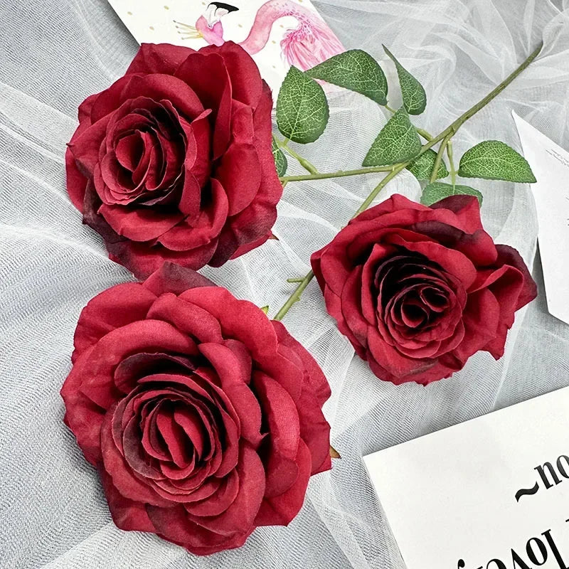 décoration florale en soie avec roses et branches pour fêtes - vue 14 sur 14