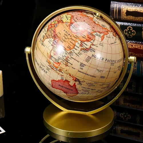 globe universel rétro éducatif rotatif haute définition pour étudiants - vue 6 sur 6