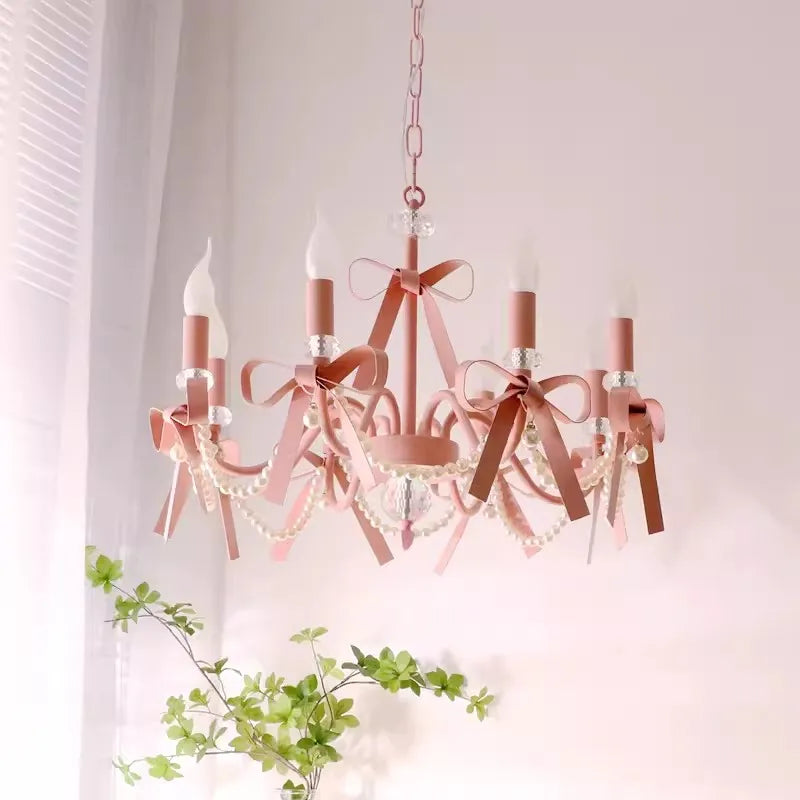 lustre romantique mignon pour chambre enfant décoration lumineuse - vue 3 sur 8