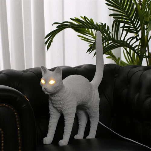 lampe de bureau esthétique en résine pour animaux décorative - vue 3 sur 9