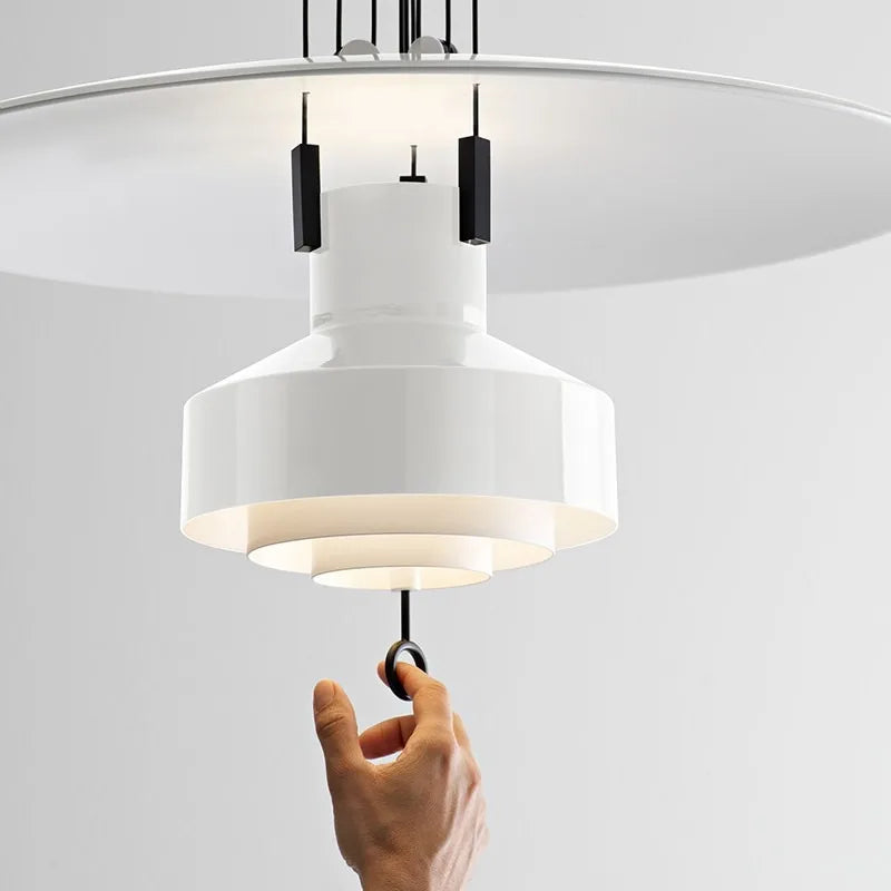 lustre suspendu nordique réglable pour intérieur élégant - vue 6 sur 14