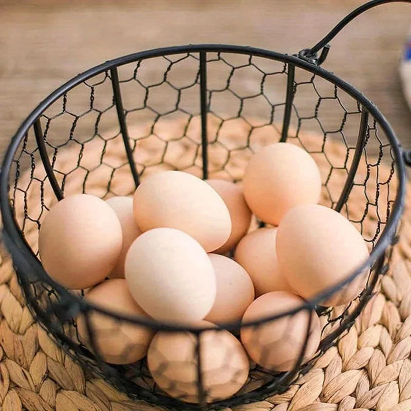 panier à œufs en métal pour rangement de cuisine - vue 6 sur 6