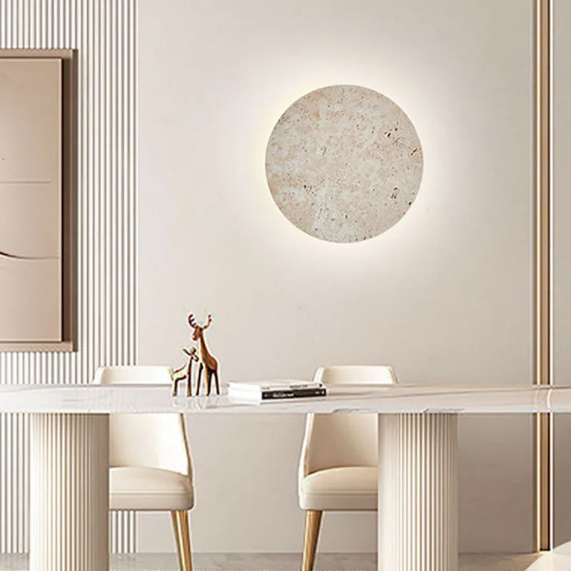 applique murale en pierre naturelle pour ambiance artistique décorative - vue 5 sur 8