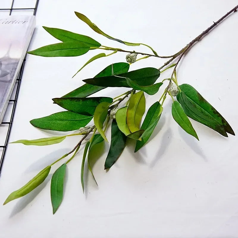 plantes vertes artificielles décoration florale mariage eucalyptus et fruits - vue 9 sur 9