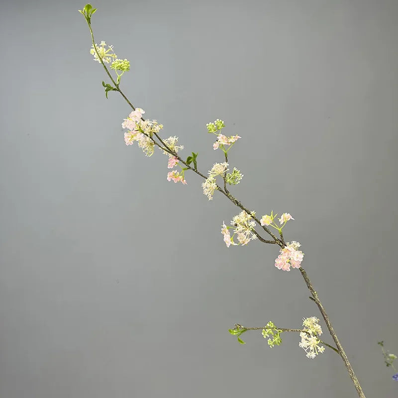 décoration de table en fleurs artificielles et saule neige - vue 9 sur 10