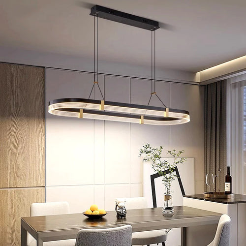 lustre moderne led pour éclairage intérieur suspension plafonnier