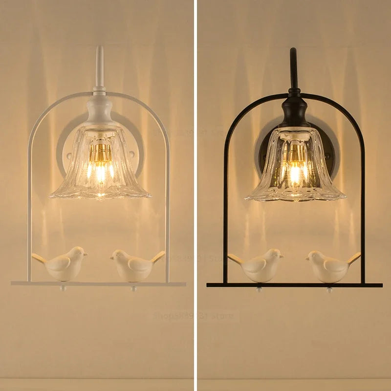 applique murale moderne led en forme d'oiseaux pour décoration - vue 3 sur 12