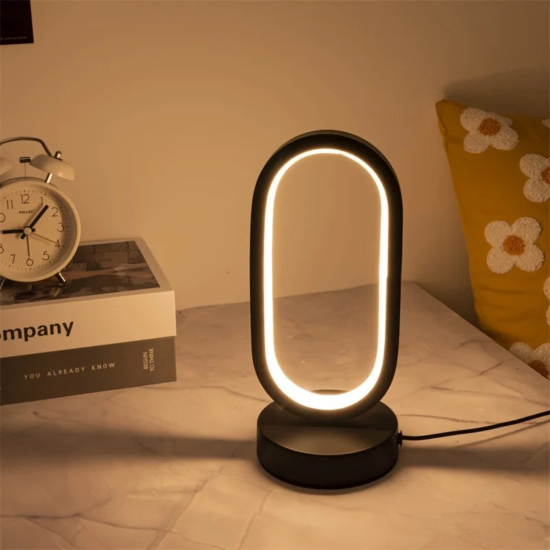 lampe à poser led en forme de u pour éclairage décoratif - vue 6 sur 7