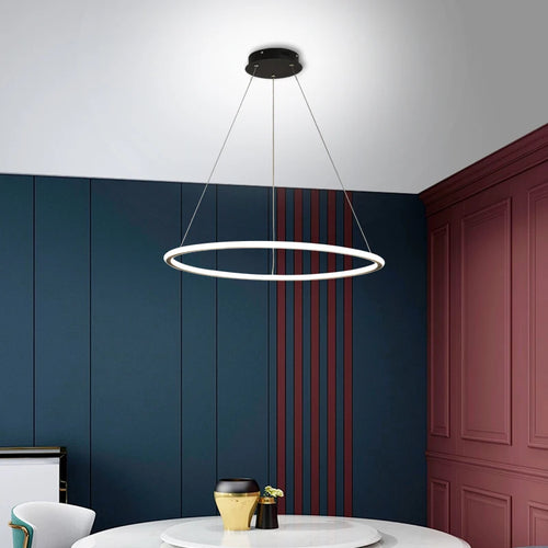 suspension LED design nordique minimaliste tête unique