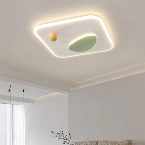 plafonnier led moderne rond carré pour intérieur